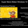 Super Mario Maker Windows 10 Theme