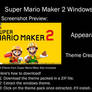 Super Mario Maker 2 Windows 10 Theme