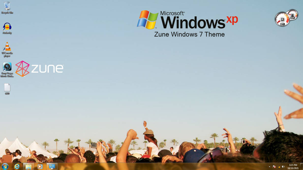 Windows XP Zune Themepack for Windows 7 by nc3studios08 on DeviantArt