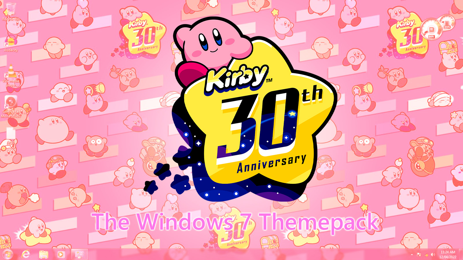 Kirby 30th Anniversary Theme For Windows 7 by nc3studios08 on DeviantArt