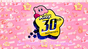 Kirby 30th Anniversary Theme For Windows 10