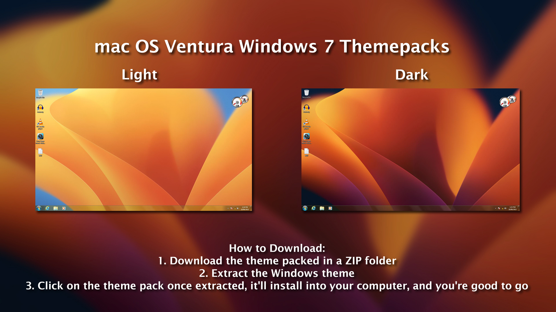 MacOS Ventura Windows 7 Themepacks By Nc3studios08 On DeviantArt