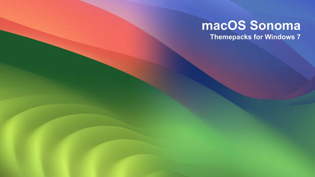 macOS Sonoma Themepacks for Windows 7