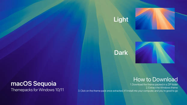 macOS Sequoia Windows 10 Themepack