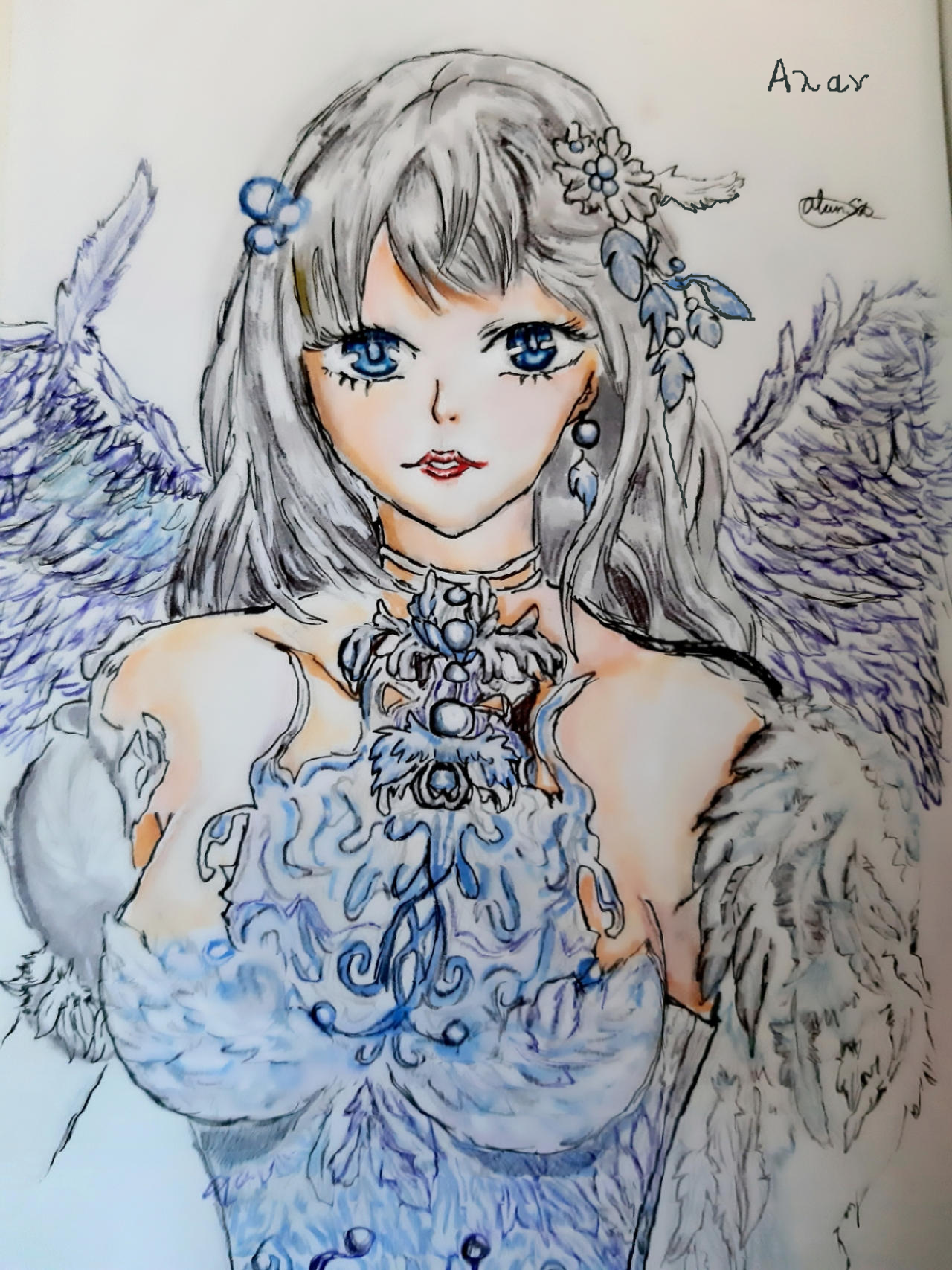 Manga Anime Silver Angel by Artastic-CW on DeviantArt