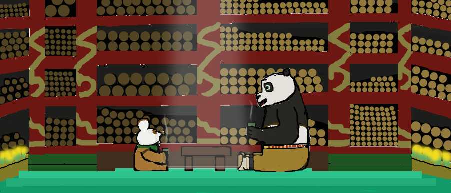 Kung Fu Panda: Banter Between Masters by CHICHICHINDY on DeviantArt
