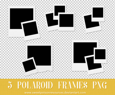Polaroid Frames - PNG