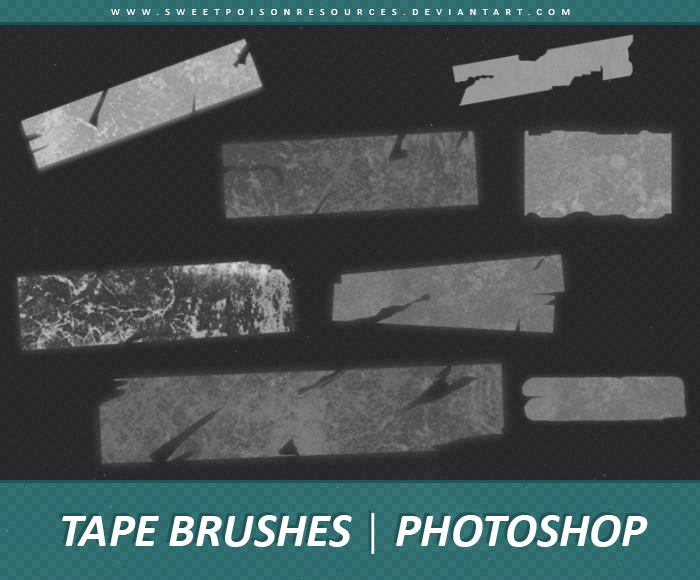 Tape Brushes by sweetpoisonresources on DeviantArt