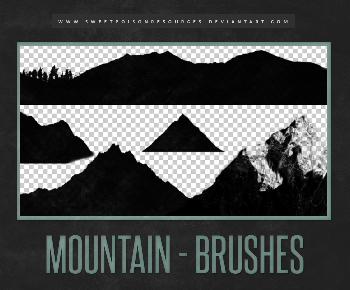 Mountain Brushes by sweetpoisonresources on DeviantArt