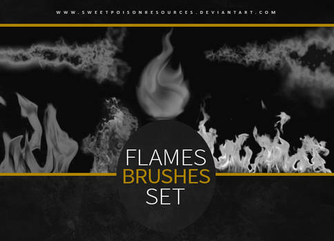 Flames Brushes | Photoshop