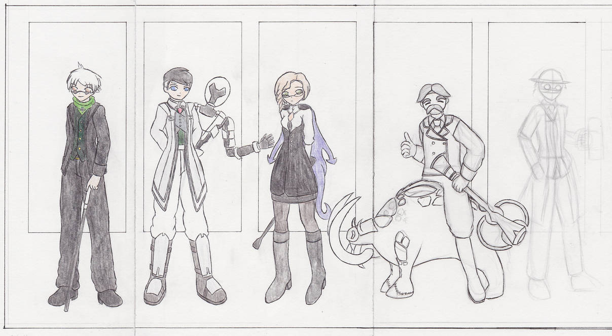 RWBY Character Profile Drawings WIP by NisuKitsune on DeviantArt