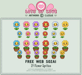 Pixel - Flower Sprites