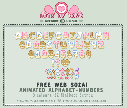 Pixel - Decorake Alphabet by firstfear