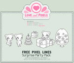 Pixel - Surprise Party OutLine Pack