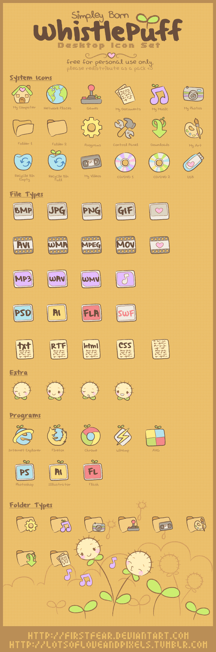 Vector - WhistlePuff Desktop Set