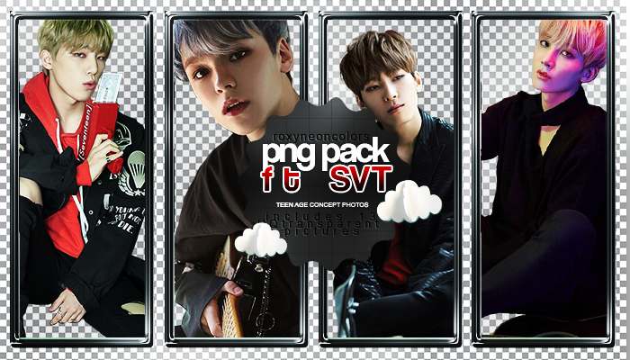 SEVENTEEN TEEN AGE Png pack by RoxyNeonColors