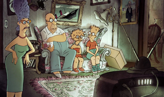 Chomet Couch Gag from  Diggs    THE SIMPSONS