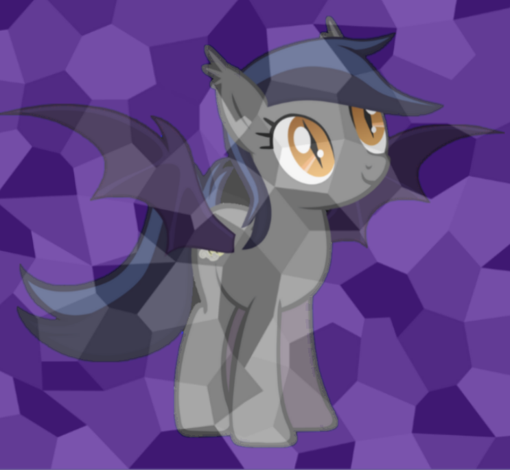 Echo the 'Crystal' Bat Pony