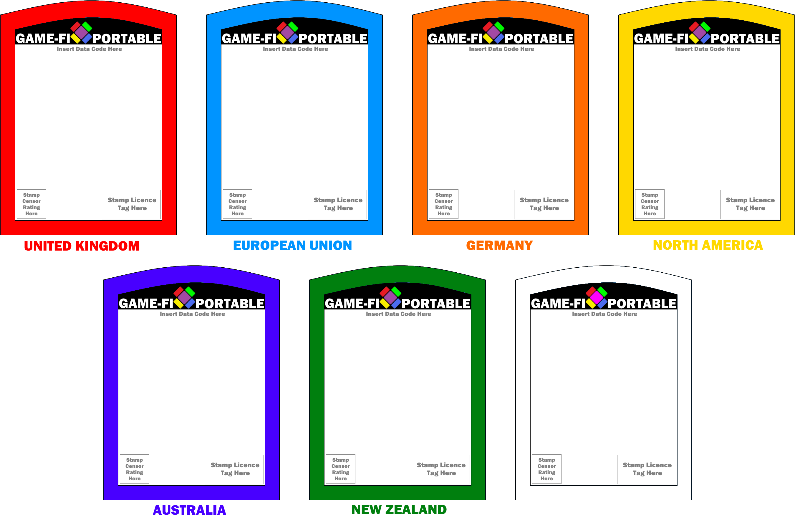 Game Fi Portable Game Card Templates By LevelInfinitum On DeviantArt