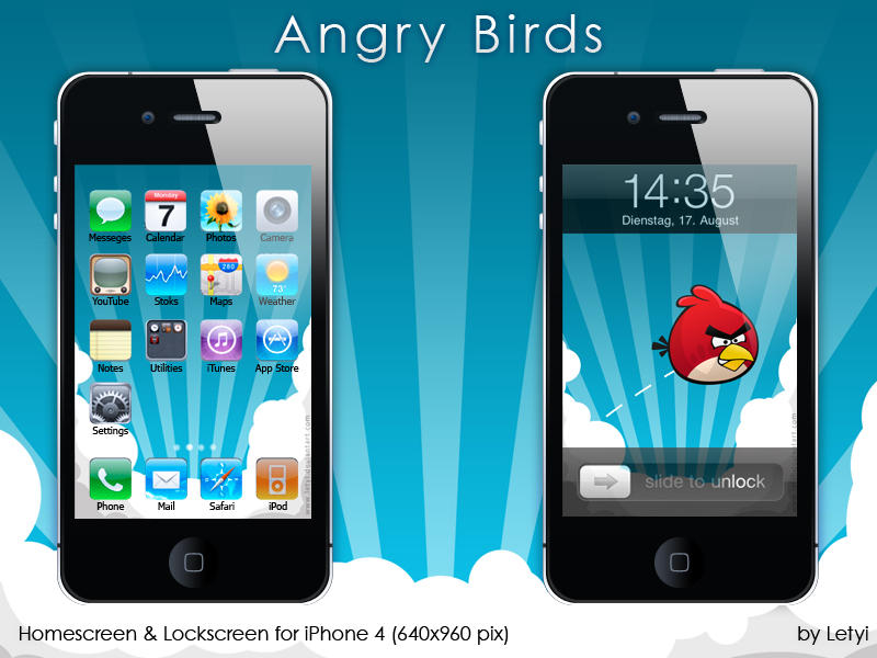 Angry Birds iPhone by Letyi on DeviantArt