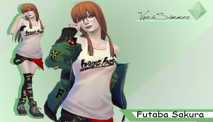 Sims 4 Futaba Sakura(DSN) Cosplay download by VariSimmer on DeviantArt