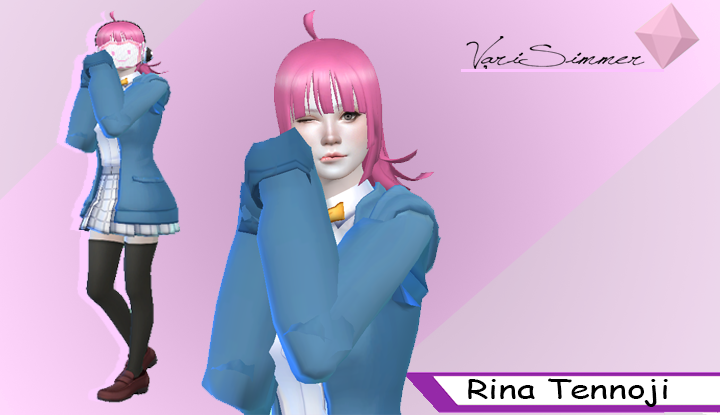 Sims 4 Rina Tennoji Cosplay Download By VariSimmer On DeviantArt