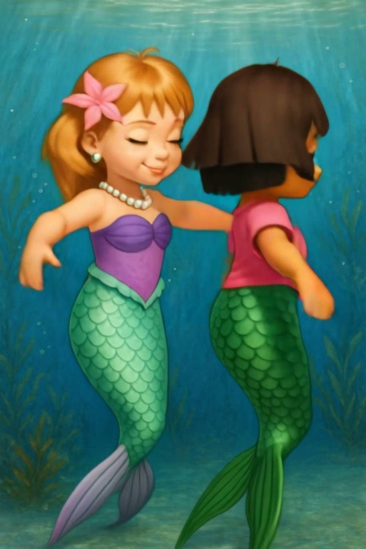 Mariana and Dora Dancing by mermaidan on DeviantArt