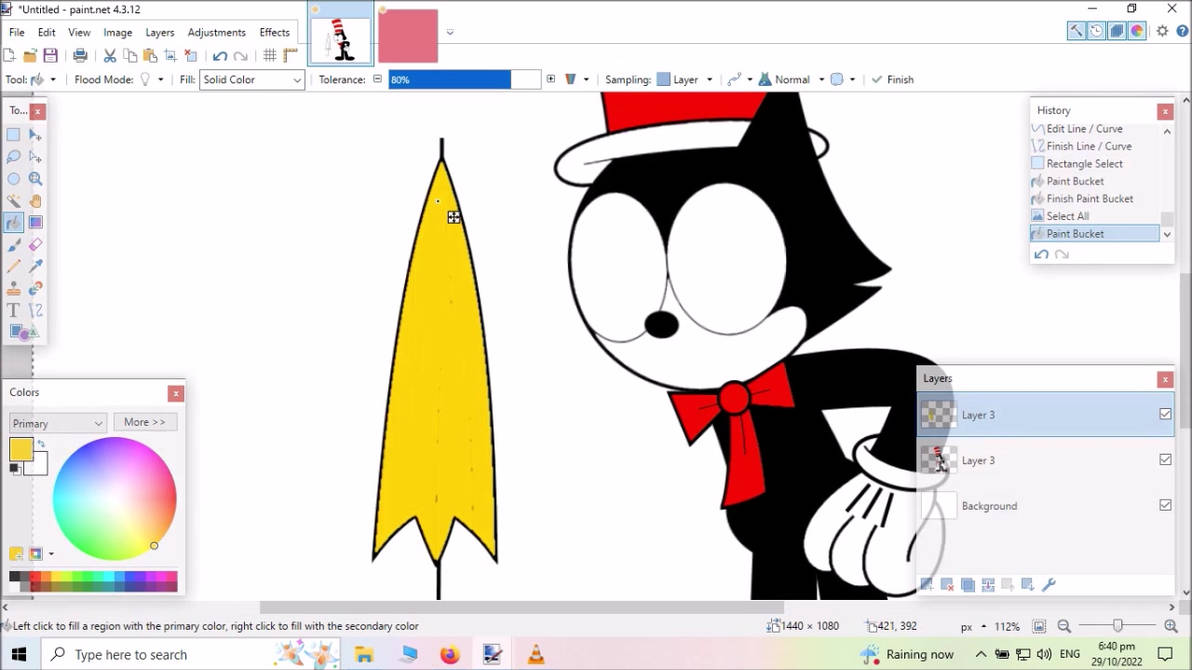 (Speedpaint) Felix the Cat in the Hat by AldrineRowdyruffBoy on DeviantArt