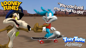 (Looney Tunes x asdfmovie) You can't skate here!