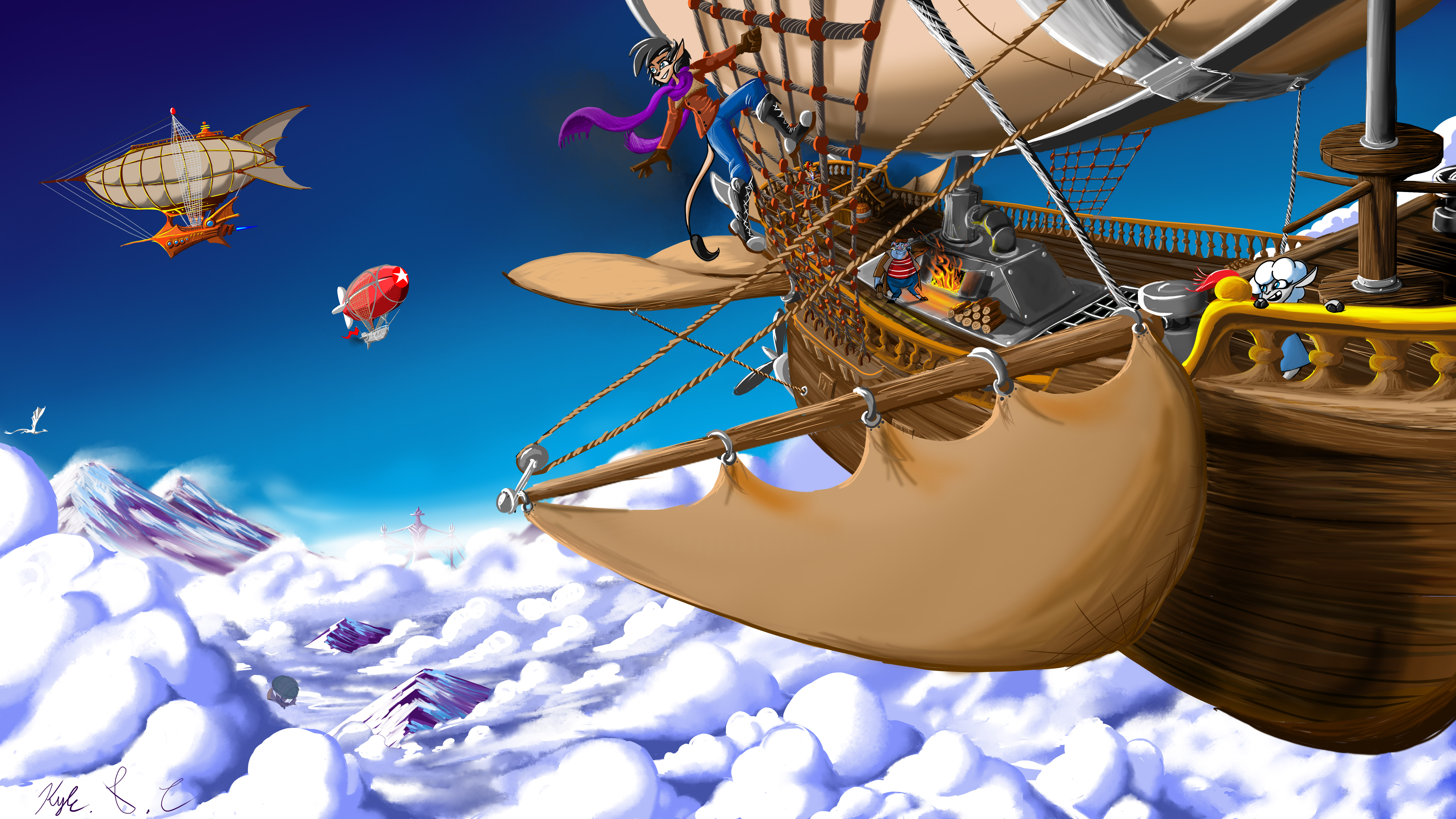 Sky sailing by sketchman20 on DeviantArt