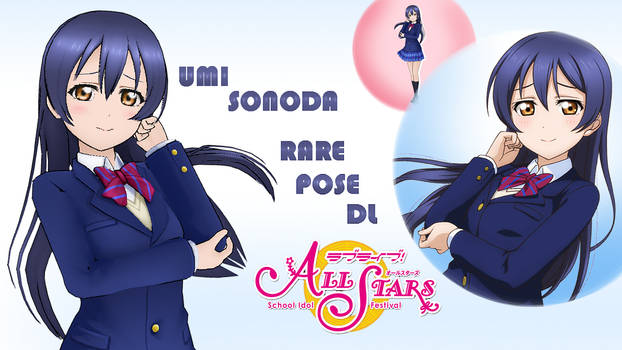 [MMD x LLSIFAS] UMI SONODA Rare Pose DL