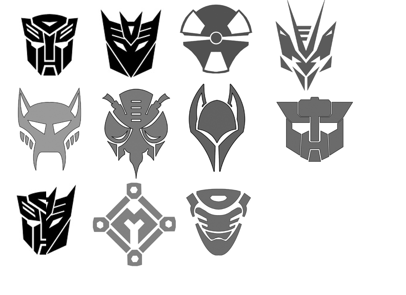 Transformer Symbol Brush Set