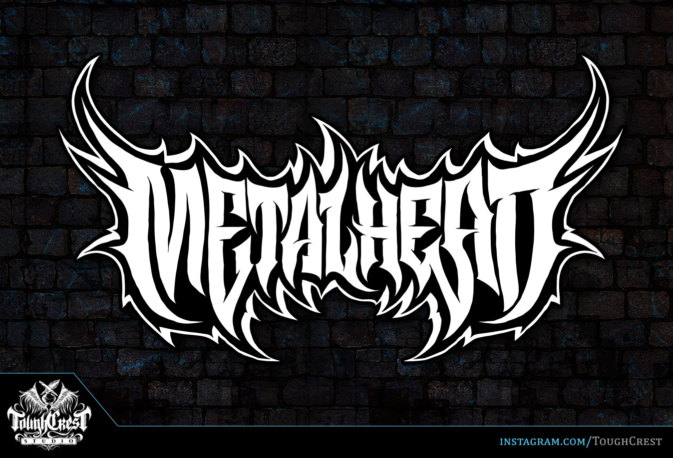 Metalhead (Vector Death Metal Lettering) by ToughCrest on DeviantArt