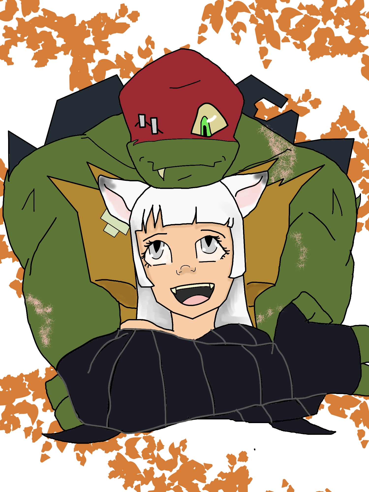 Raph and Usodori by spiritfox94 on DeviantArt