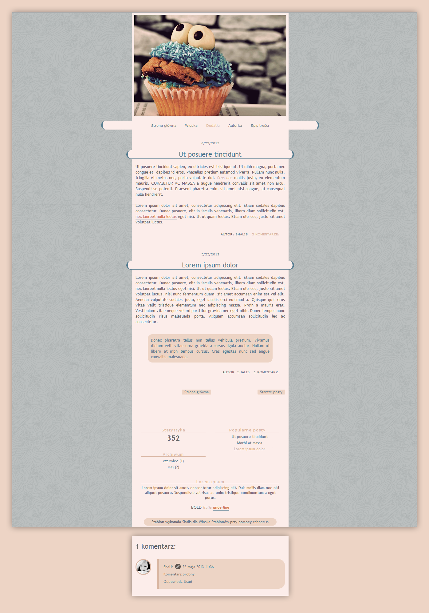 Blogspot template Cookie Monster by MySensitiveHeart on DeviantArt Blogspot template Cookie Monster by MySensitiveHeart on DeviantArt