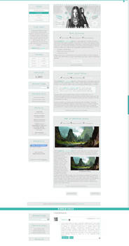 Blogspot template Never let her go