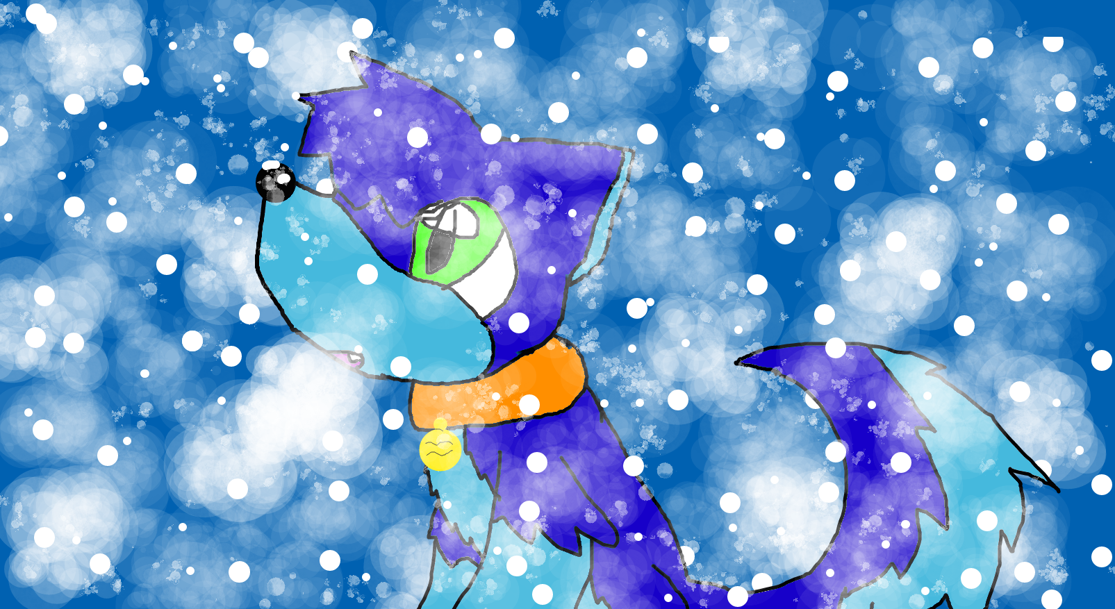 When the Snow falls by Looner579 on DeviantArt