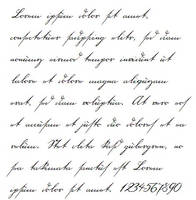 18th century handwriting font