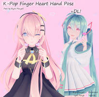 K-Pop Finger Heart Hand Pose DL