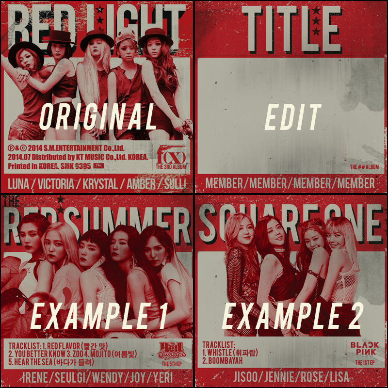 f(x) red light album cover edit psd by jaemjaem on DeviantArt