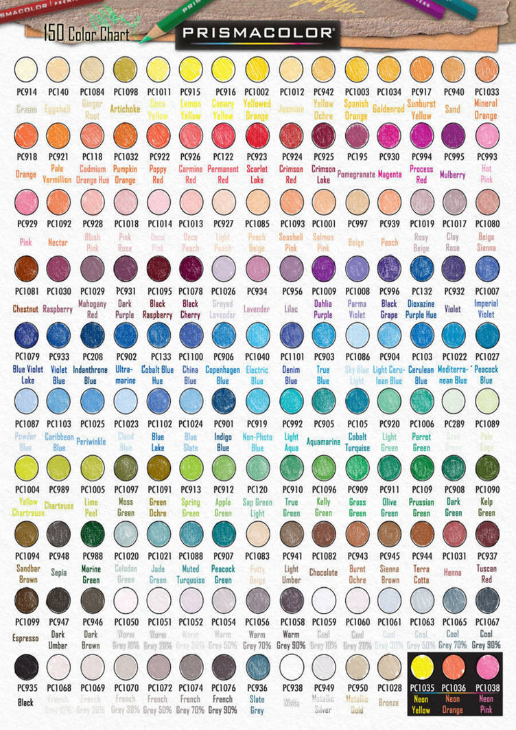 Prismacolor150 palette for Krita by Naebulas on DeviantArt