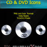 CD and DVD Icons