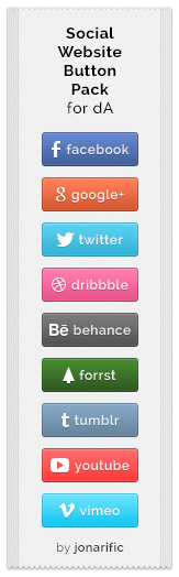 Social Website Button Pack