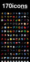 170 dock icons -