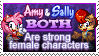 Stamp: Sally and Amy BOTH...