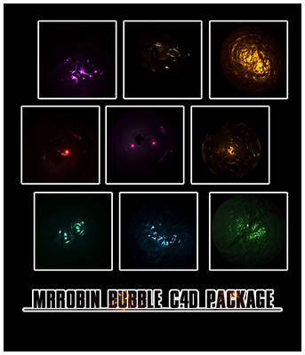 MrRobin bubble c4d package
