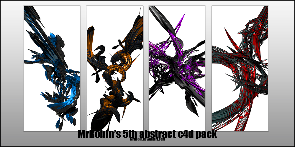 MrRobin abstract c4d pack 5 by MrRoBiN on DeviantArt
