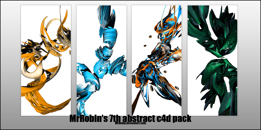 MrRobin abstract c4d pack 7