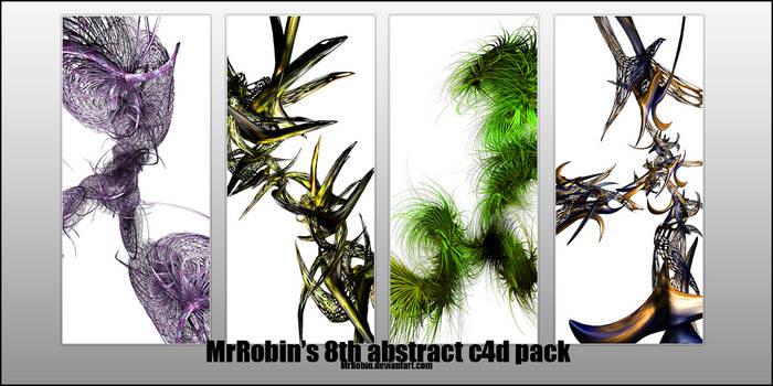 MrRobin abstract c4d pack 8