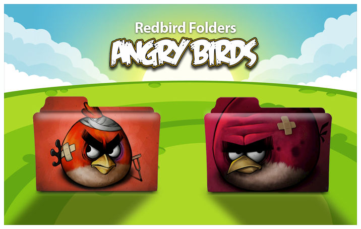 Redbird Folders Angrybirds By D1m22 On Deviantart 